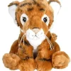 Hot Adventure Planet 8" Animal Den Tiger Plush