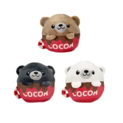 New Fiesta Toy 4” Bears in Cocoa Mug Plush