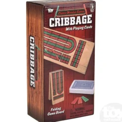 Best The Toy Network 14.5" Cribbage Box Set