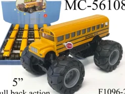 Hot Kinsmart 5" Diecast Big Wheel School Bus