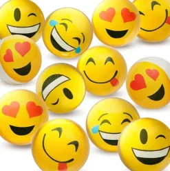 The Toy Network 1.75" Emoticon Hi Bounce Ball