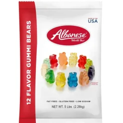 Online Albanese Confectionery 12 Flavor Gummi Bears 5 lb. Bag
