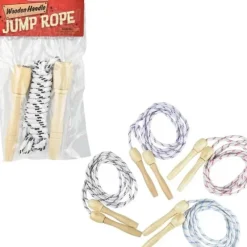 Outlet The Toy Network 7 Foot Jump Rope With Wooden Handle