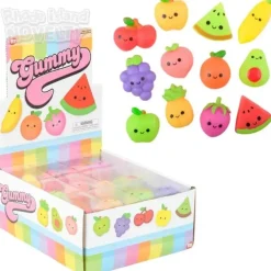 Clearance The Toy Network 1.5" Gummy Fruit Assorted Styles