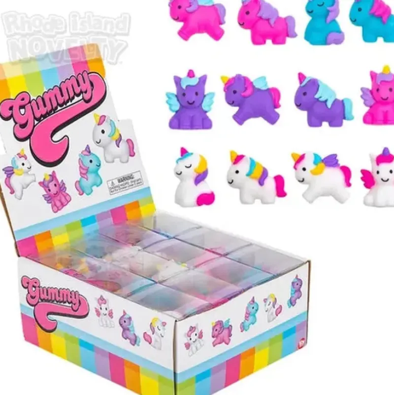 Hot The Toy Network 1.5" Gummy Unicorns Assorted Styles