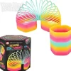 Clearance The Toy Network 5" Jumbo Hexagon Rainbow Coil Spring