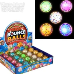 Discount The Toy Network 1.75" Light-Up Confetti Hi Bounce Ball