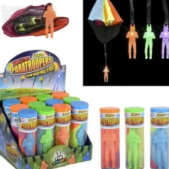 New The Toy Network 4" Light-Up Paratrooper
