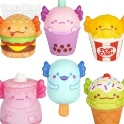 Clearance The Toy Network 2" Micro Squish Axolotl Foodie Friends