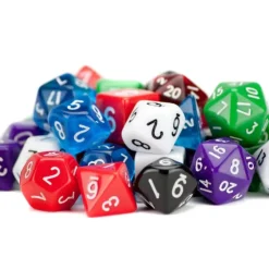 Hot Legacy Dice 100+ Pack of Random D10 Polyhedral Dice in Multiple Colors
