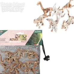 Outlet Adventure Planet 12 Piece Dino Fossil Mesh Bag Play Set