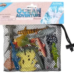 Best Adventure Planet 12 Piece Shark And Ray Mesh Bag Play Set