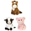 New Fiesta Toy 7” Pig, Highland Cow, or Donkey