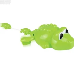 New The Toy Network 6" Pull-String Alligator Bath Toy