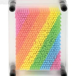 Sale The Toy Network 5" Rainbow Pin Art Game