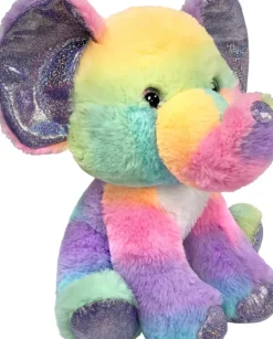 Clearance Fiesta Toy 10.5" Rainbow Sherbet Sitting Elephant