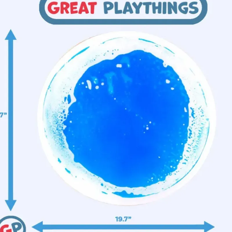 Discount Great Playthings 19.7" Round Liquid Sensory Floor Tile