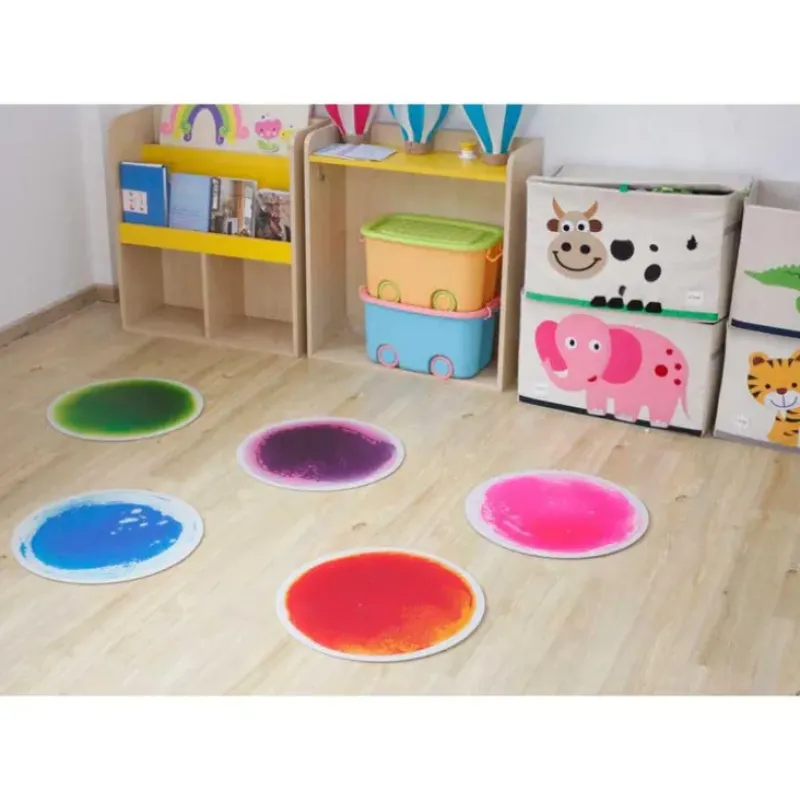 Discount Great Playthings 19.7" Round Liquid Sensory Floor Tile