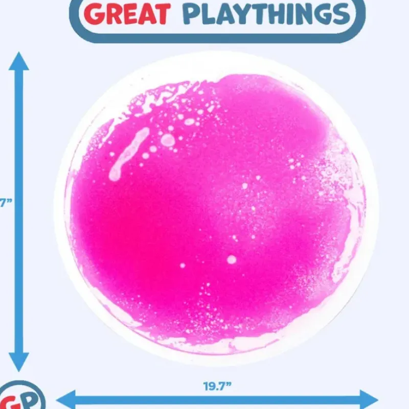 Discount Great Playthings 19.7" Round Liquid Sensory Floor Tile