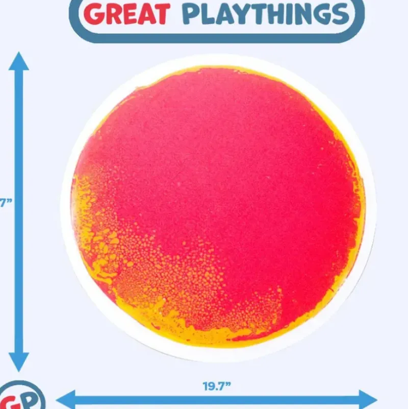 Discount Great Playthings 19.7" Round Liquid Sensory Floor Tile