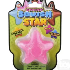 Clearance The Toy Network 3" Squish Sticky Glitter Star