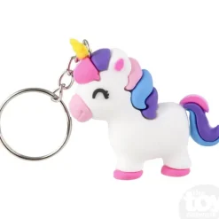 New The Toy Network 2.25" Unicorn Keychains