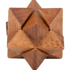 New The Toy Network 1.75" Wooden Brainteaser