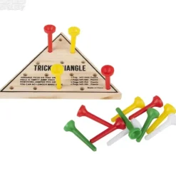 Clearance The Toy Network 4.5" Wooden Triangle Game