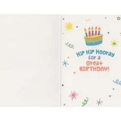 Outlet Peaceable Kingdom Age 5 Lettering Foil Card