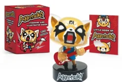 Outlet Hachette Book Group Aggretsuko Figurine and Illustrated Book