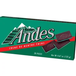 Discount Charms Andes Crème De Menthe Thins 4.67 oz. Box