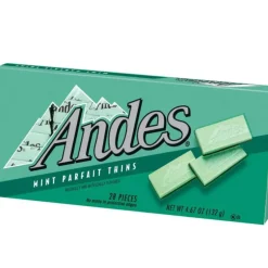 Charms Andes Mint Parfait Thins 4.67 oz. Box
