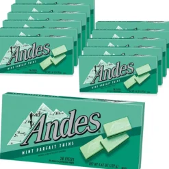Charms Andes Mint Parfait Thins 4.67 oz. Box