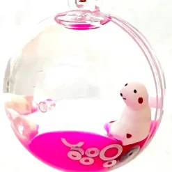 Hot BC Mini Assorted Sea animal Orb Floaty Key Charm