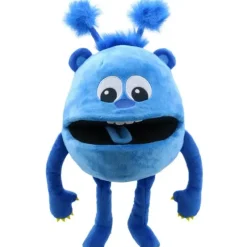 Discount The Puppet Company Baby Monsters Puppet - Blue Monster