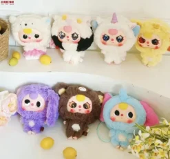 Idako Baby Three Big Head Baby Zipper Bag Plush Series Blind Box