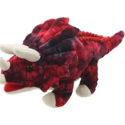 Outlet The Puppet Company Baby Triceratops Puppet - Red