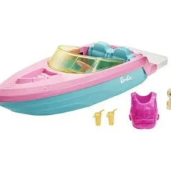 Mattel Barbie Boat with Puppy and Accessories