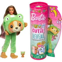 New Mattel Barbie Cutie Reveal - Puppy as Frog