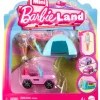 New Mattel Barbie Mini Barbieland Doll And Purple Jeep