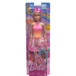New Mattel Barbie Unicorn Doll - Pink Hair & Ombre Outfit