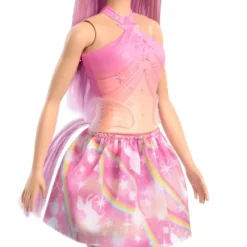 New Mattel Barbie Unicorn Doll - Pink Hair & Ombre Outfit