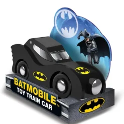 MasterPieces Batman Batmobile Wood Toy Train
