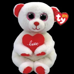 Sale TY Beanie Bellie - Desi Polar Bear with Heart - 8" Small