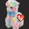 Clearance TY Beanie Baby - Lola Multicolor Llama - 8" Small