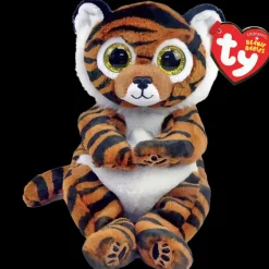 Online TY Beanie Bellie - Clawdia Black Striped Brown Tiger - Small 8"