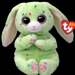 Clearance TY Beanie Bellie - Fern The Green Bunny - 8" Small