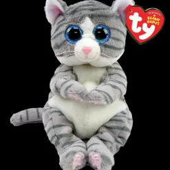 Clearance TY Beanie Bellie - Grey Tabby Cat - 8" Small