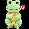 Online TY Beanie Bellie - Snapper the Green Frog - 13" Medium