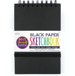 Clearance Ooly Black DIY Cover Sketchbook - Small